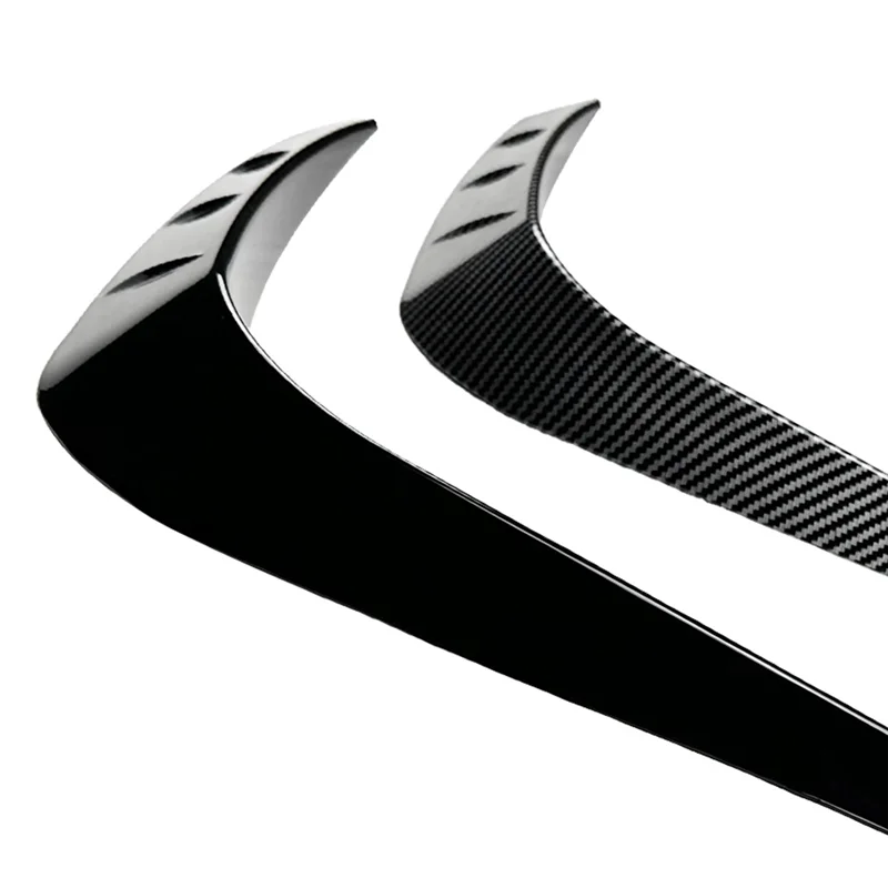 

BB-Car Front Bumper Lip Splitter Spoiler Strips For Ford Focus ST Line 2019-2022 Front Air Knife Trims Gloss Black Accessories
