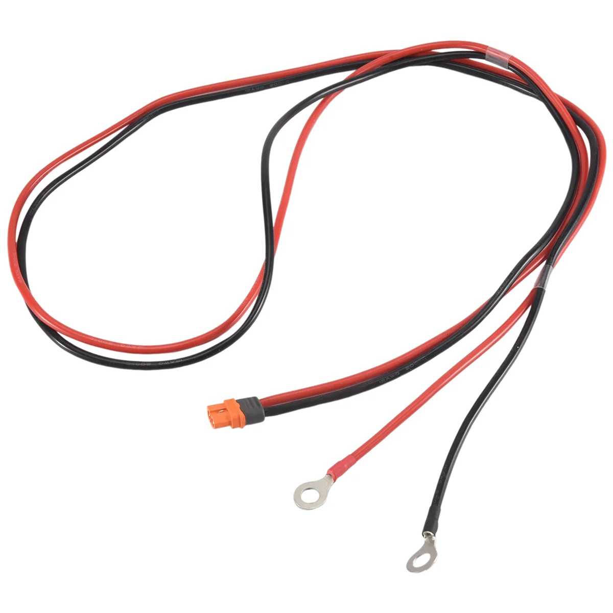 Y60A 12AWG XT60i أنثى إلى O موصل حلقة مع سلك معلب، لمحطة الطاقة الشمسية المحمولة وبطارية RC ولوحة الطاقة الشمسية