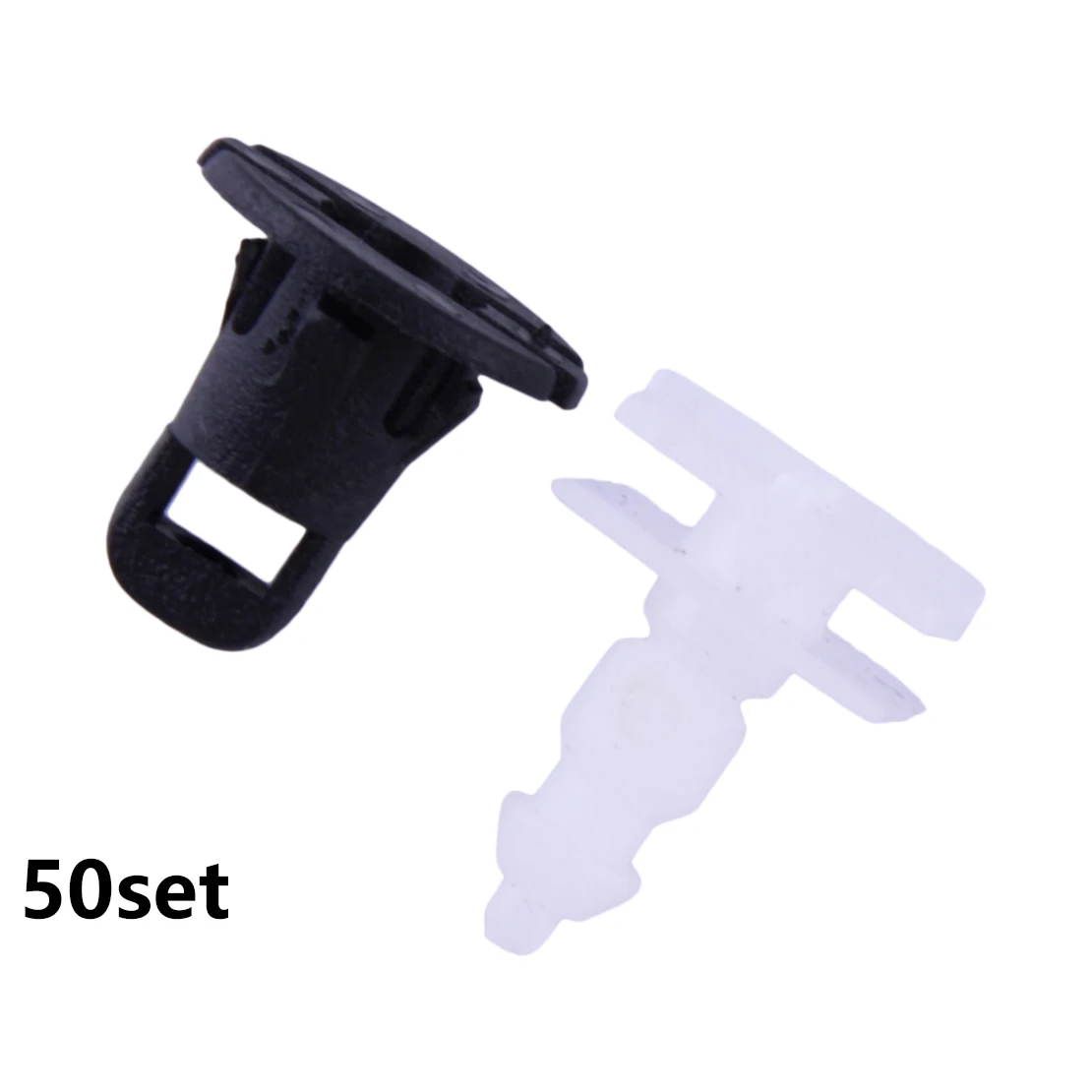 50 Sets Car Side Skirt Sill Rocker Moulding Cover Trim Clip Fastener Fit for Nissan