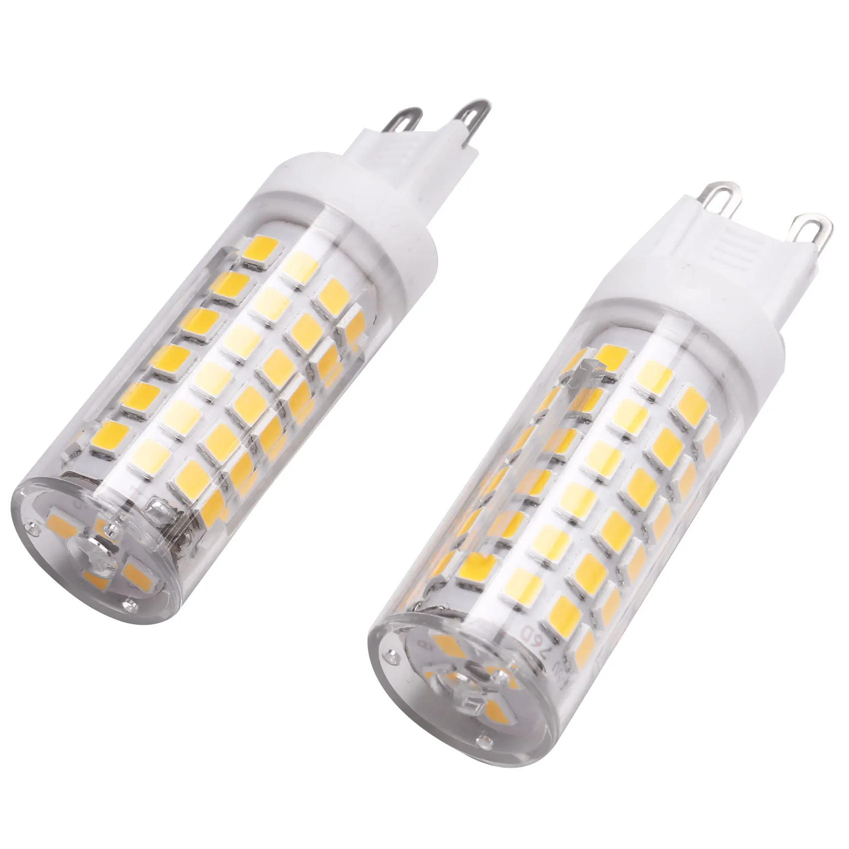 

Светодиодные лампы 10W G9 100 LED, лампы-кукурузки, без мерцания, широкий угол, 2 шт. - A68E
