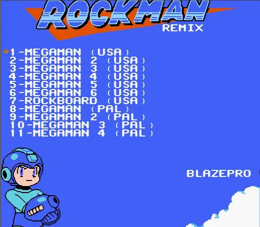 THE MEGAMAN REMIX 73 in 1 Game Cartridge for NES/FC Console