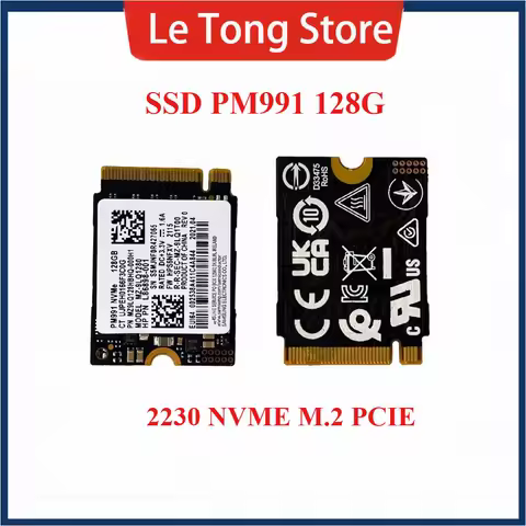 New For Samsung PM991 128G SSD 2230 NVME M.2 PCIE FOR Notebook desktop computer steamdeck DIY Camera Card
