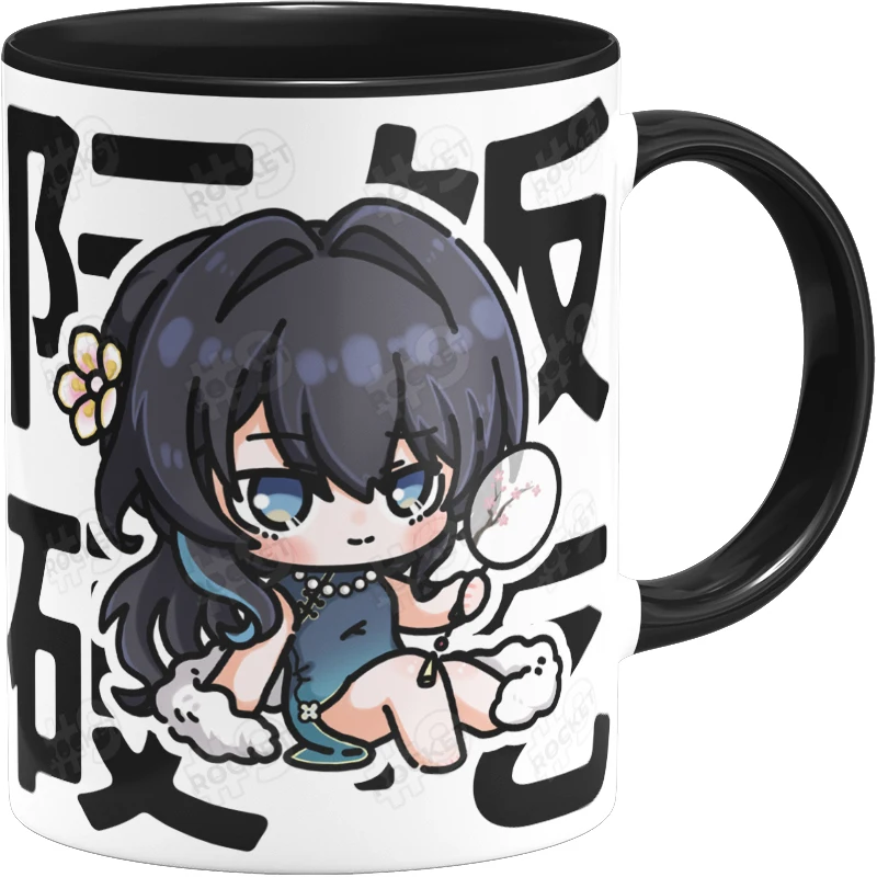 

Game Anime Honkai: Star Rail Ruan Mei Cosplay Animation Water Mug Cartoon Mascot Xmas Gifts Student Ceramic Mark Cup