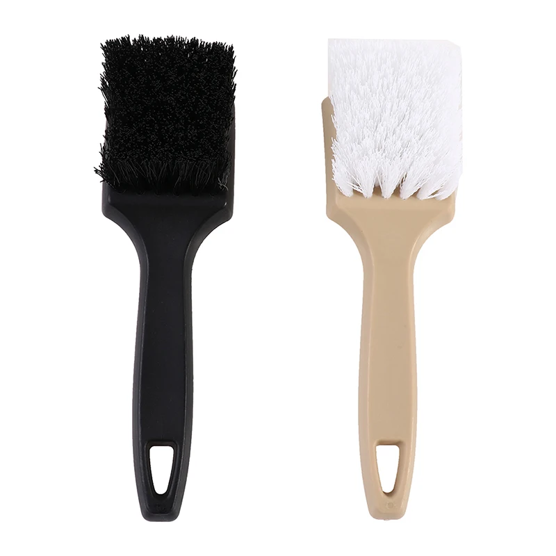 1 Pcs Car Tire Rim Brush Wheel Hub Cleaning Brushes Car Wheels Detailing Cleaning Accessories Black White Tire Car Washing Tool