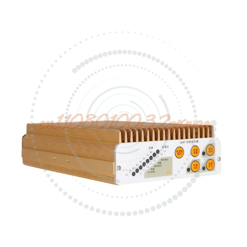 Walkie Talkie Power Amplifier, Power Set Level 10-80W, 1.2-1.9 V. WR Display, FM, AM, SSB Modulation Mode, 13.8V, 15A Input