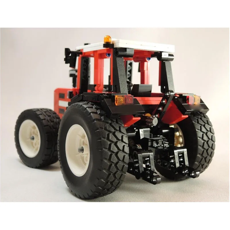 MOC-245050 Urban Agriculture Farm Tractor Bouwsteenmodel, 754 stuks, MOC Creatief verjaardagscadeau voor jongens voor kinderen