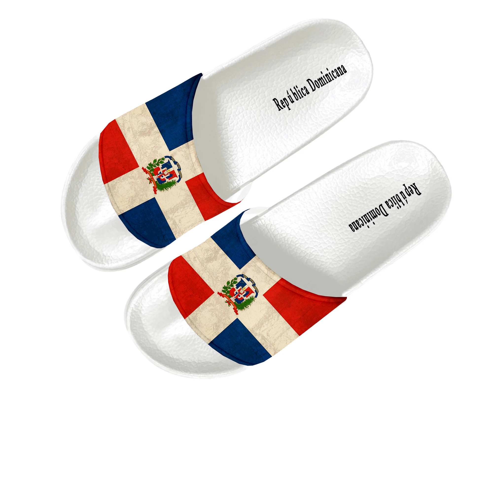 Dominican Republic Flag Slippers Home Water Shoes Men Women Teenagers Children Beach Pool Sandals Custom Made Summer Slipper