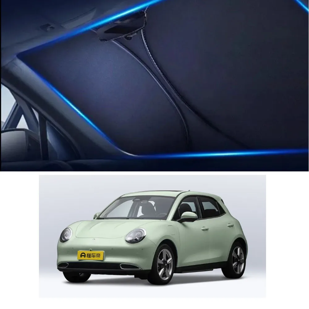 

For Great WaLL ORA Funky Cat Sunshades UV Protection Curtain Sun Shade Visor Front Windshield Protector Car Accessories