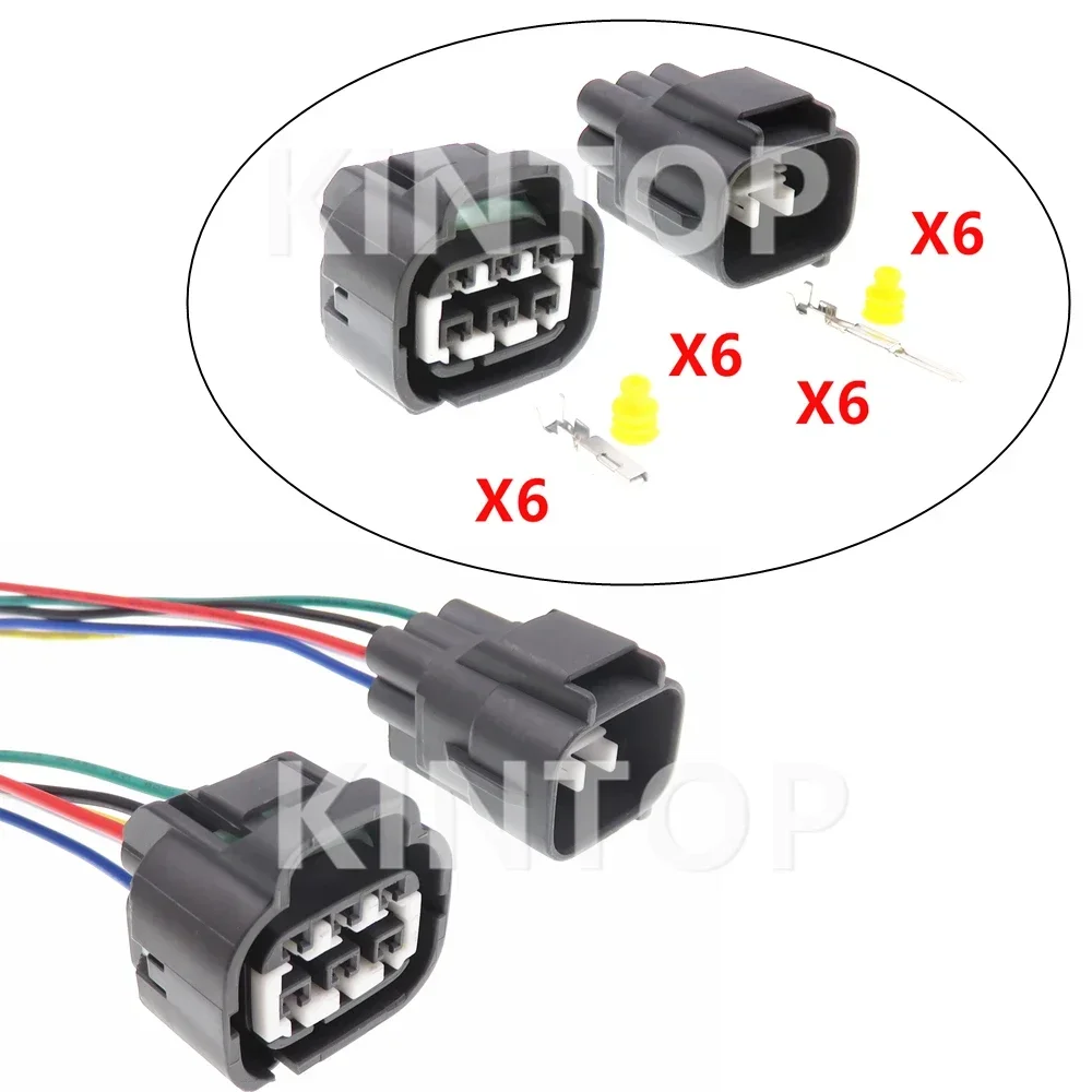 

1 Set 6 Pins AC Assembly Waterproof Plug 90980-11034 Car Accelerator Throttle Pedal Electrical Plug 7283-7062-40 7282-7062-40