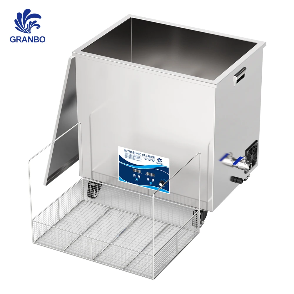 Granbo Industrial Ultra sonic Cleaner 130L 1800W 28/40KHz Ultrasound Cleaner Machine for Heavy Duty Auto Motor Cleaning