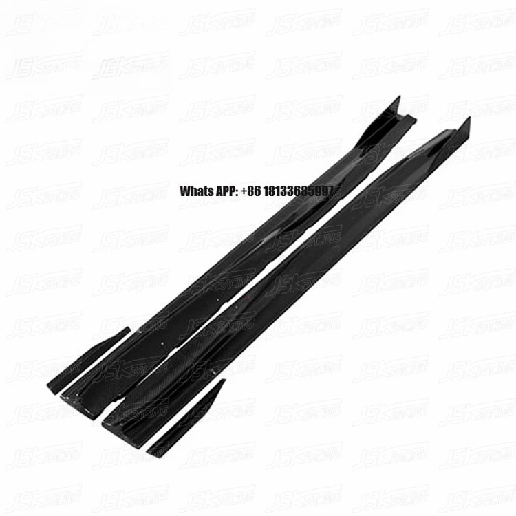 Black Sails Style Carbon Fiber Side Skirts for Nissan Gtr R35