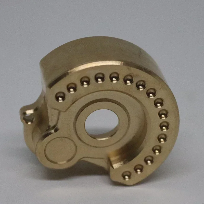 Contrapeso de latón y Metal de alta resistencia, bloque de dirección, nudillo de rueda, eje, peso de equilibrio para 1/10 Trxs TRX4 RC Crawler