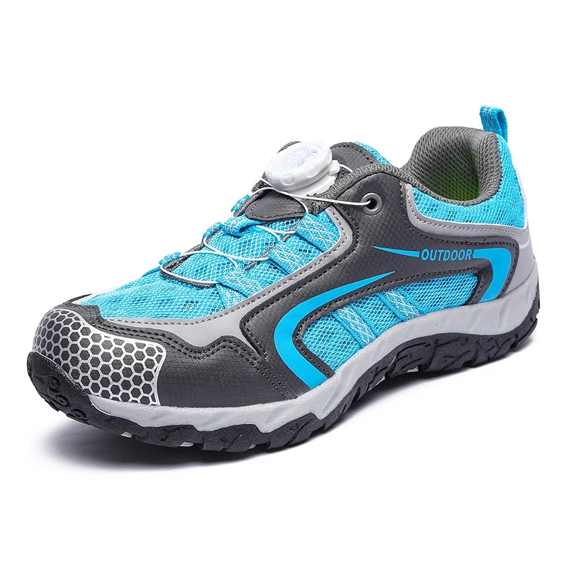 Women Breathable Hiking Shoes Anti slip Trekking Sneakers Hunting Mesh Rotating Buckle Outdoor Casual Women's Shoes Trainers