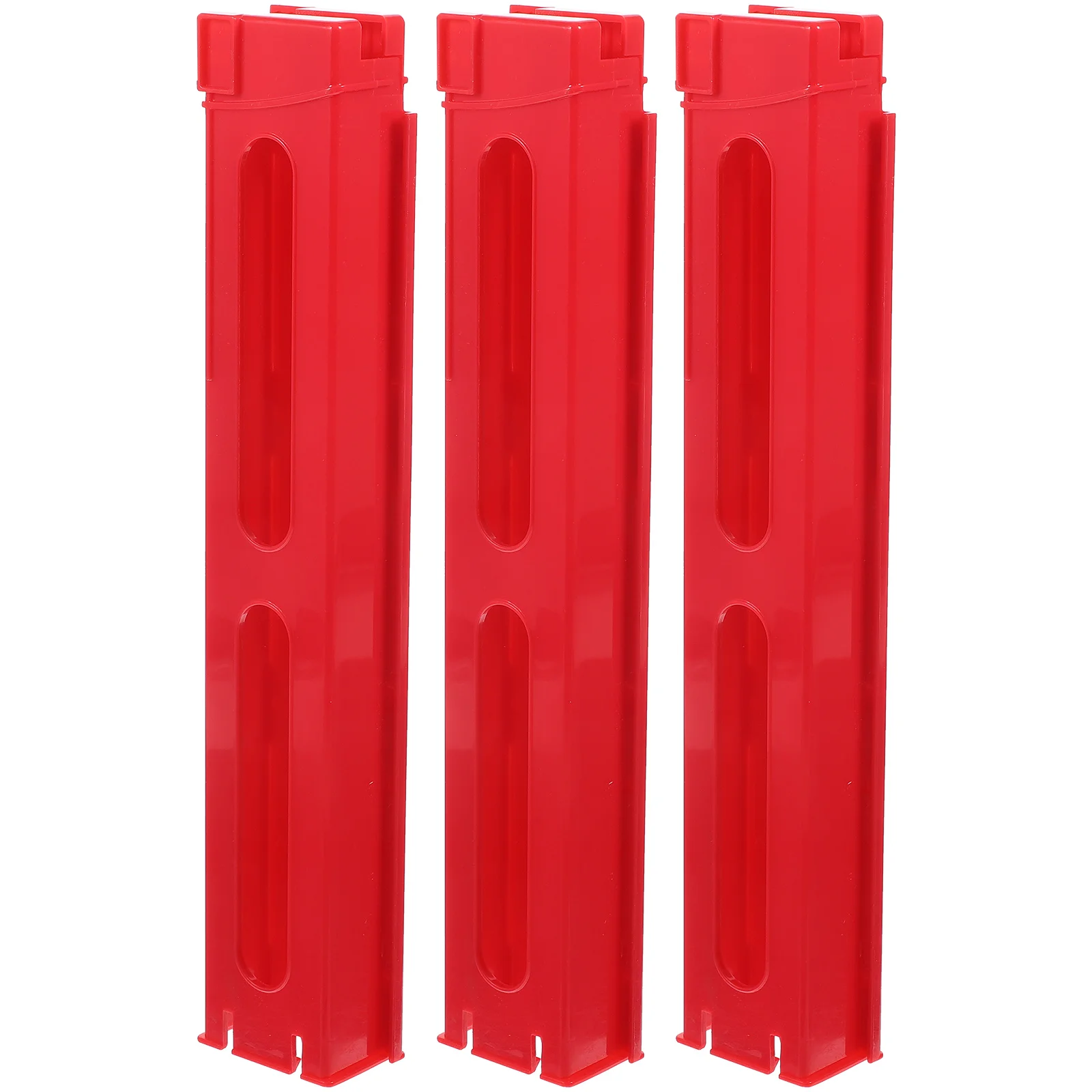 3pcs Domino Train Extension Clip Automatic Dispensing Kids Domino Building Accessories Durable For Toddlers Random Color