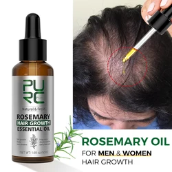 PURC Rosemary Oil Hair Serum Products for Men Women Improvement Scalp Treatment Root Strengthening Essential Oils Hair Care 50ml