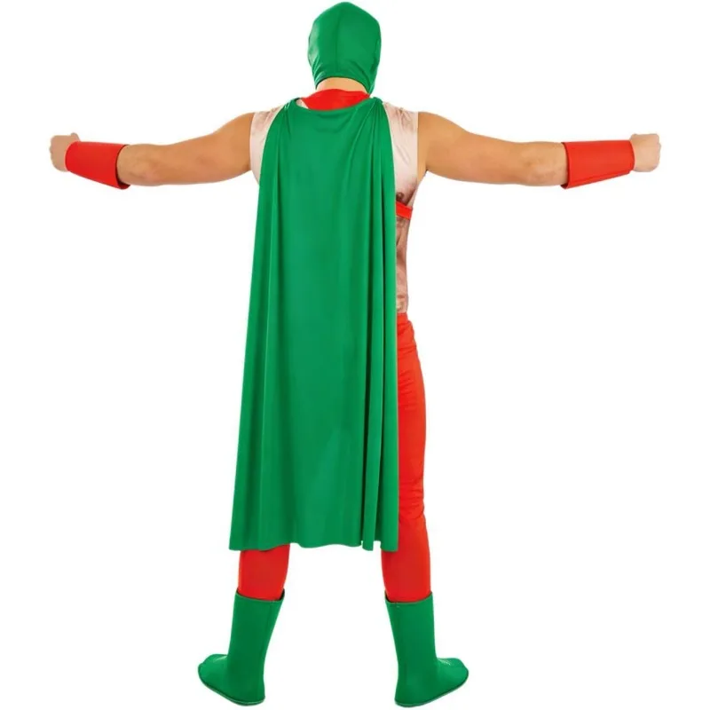 Fun wrestler cos costume cape robe crazy halloween funny orgy party costume