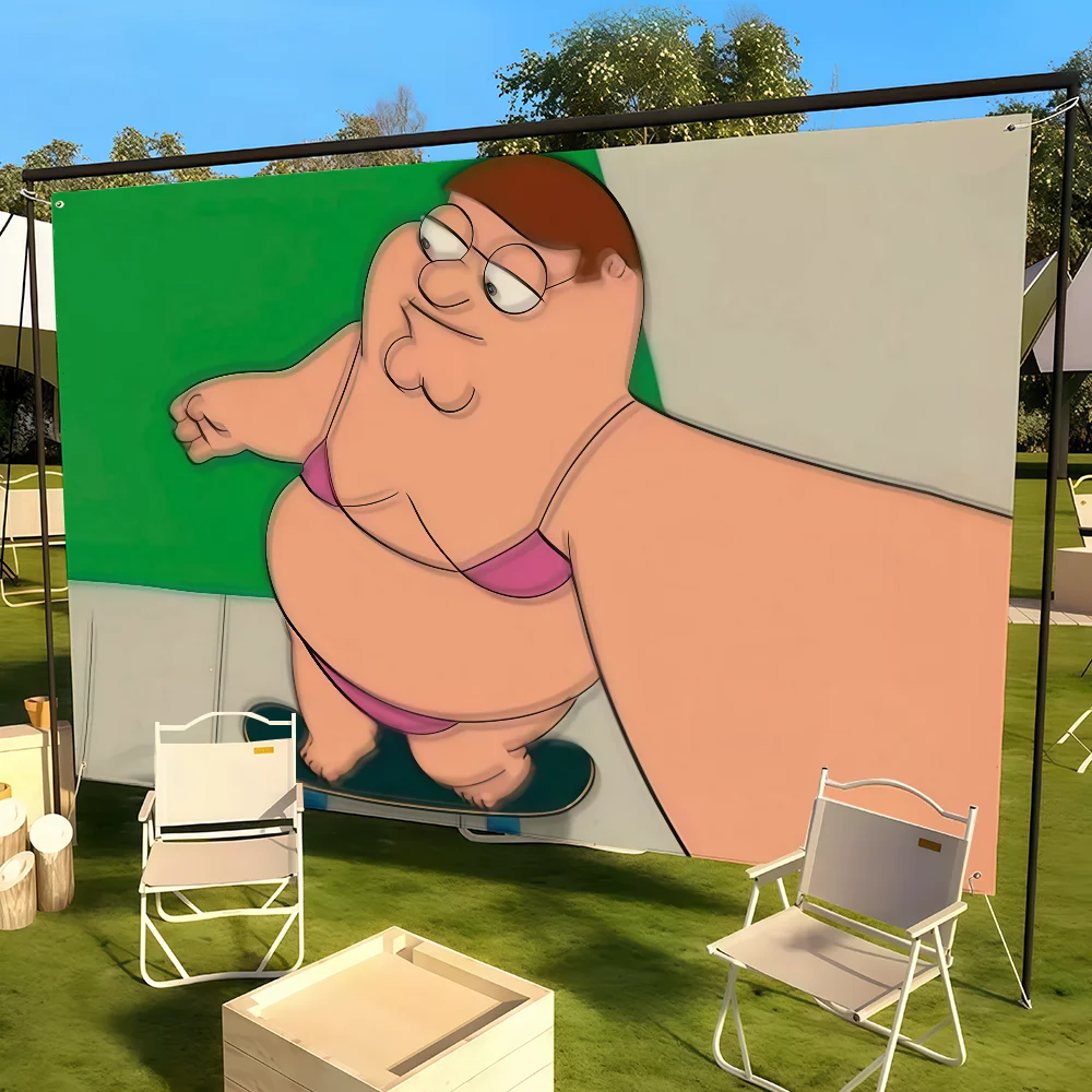 Cartoon F-Family G-Guy-S Peter Funny flag Decorative Banners Suitable For Outdoor Camping Family Parties And Garden Walls Gift