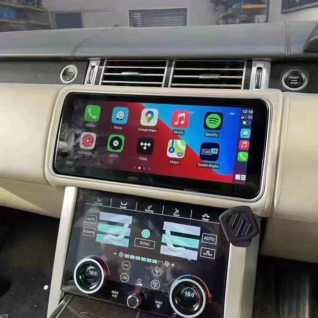 NaviHua 12.3 بوصة تعمل باللمس راديو السيارة أندرويد لسيارة رينج روفر سبورت L494 2013 2017 الوسائط المتعددة نظام ملاحة تلقائي لتحديد المواقع ترقية جديدة #3