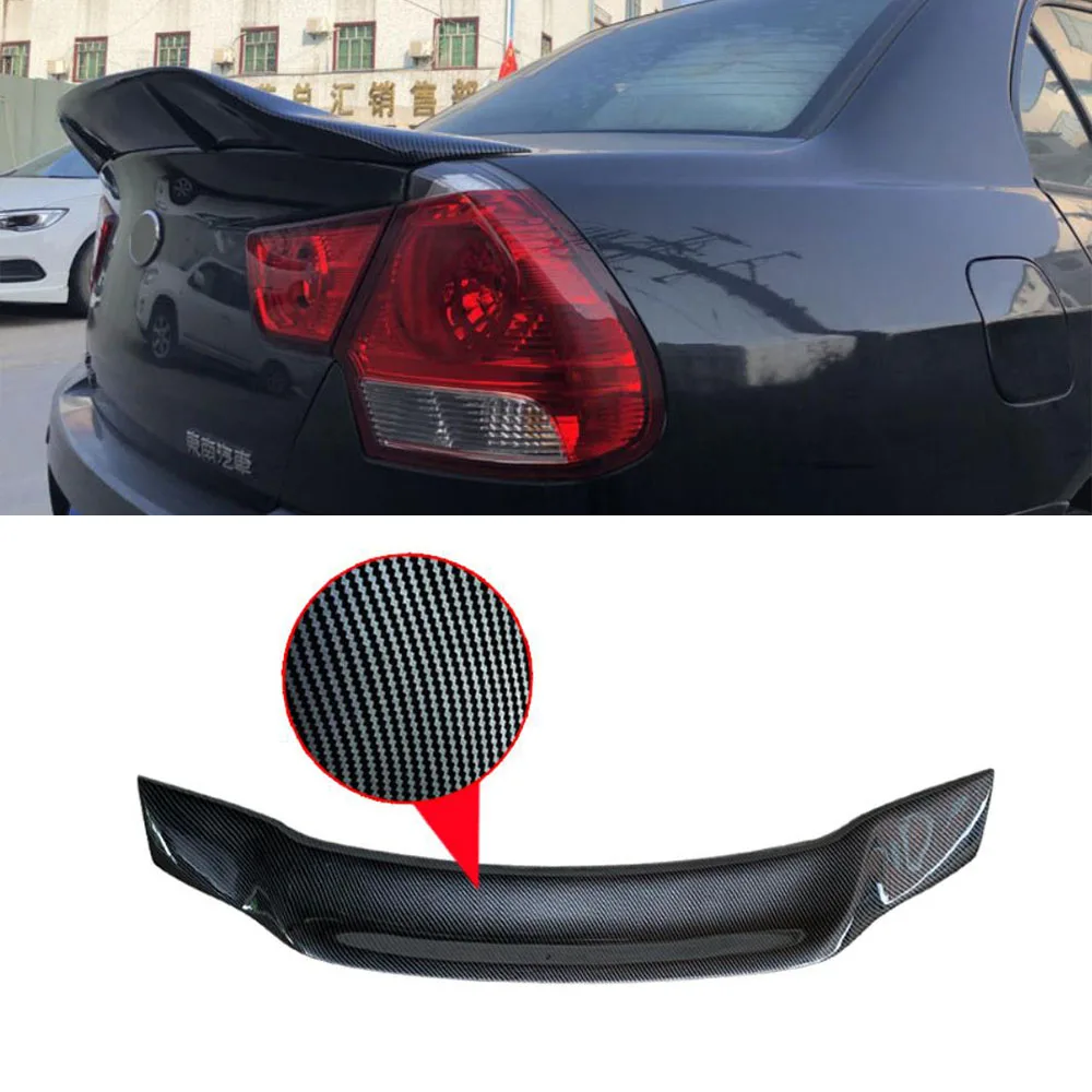 For Mitsubishi Lancer EX Evo 2008-2015 High Quality ABS Glossy Black Rear Roof Spoiler Wing Trunk Lip Boot Cover Car Styling