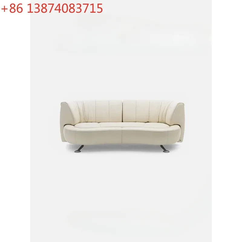 

Track Sofa Designer Retro Rotating Slide River Three-Seat Comb Hair Living Room Home