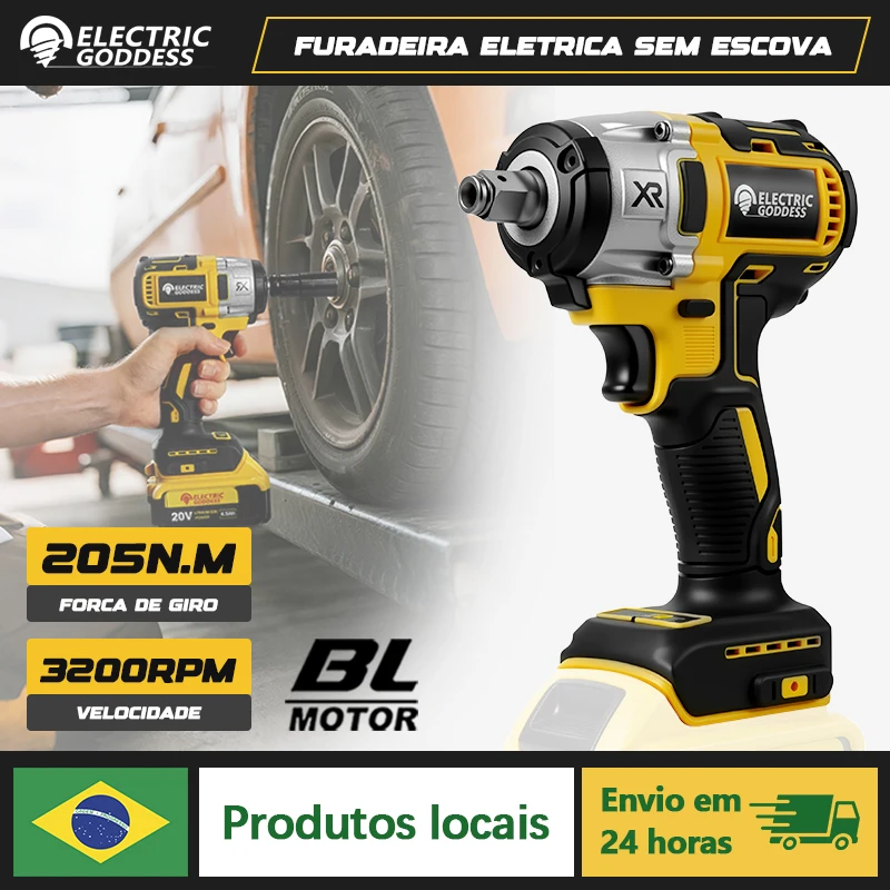 electric-goddess-205nm-brushless-electric-impact-wrench-for-dewalt-20v-battery-cordless-1-2in-screwdriver-socket-power-tool-﻿