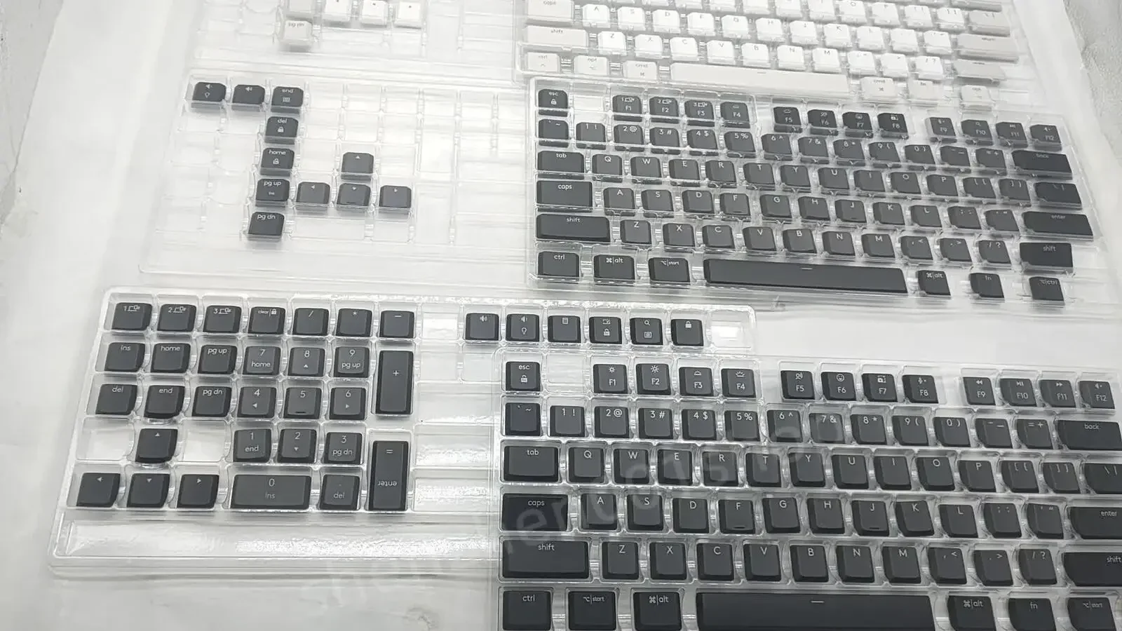 Conjunto completo Keycaps para Logitech, MX Mecânico, MX, Mini Teclado, Mac, MAC