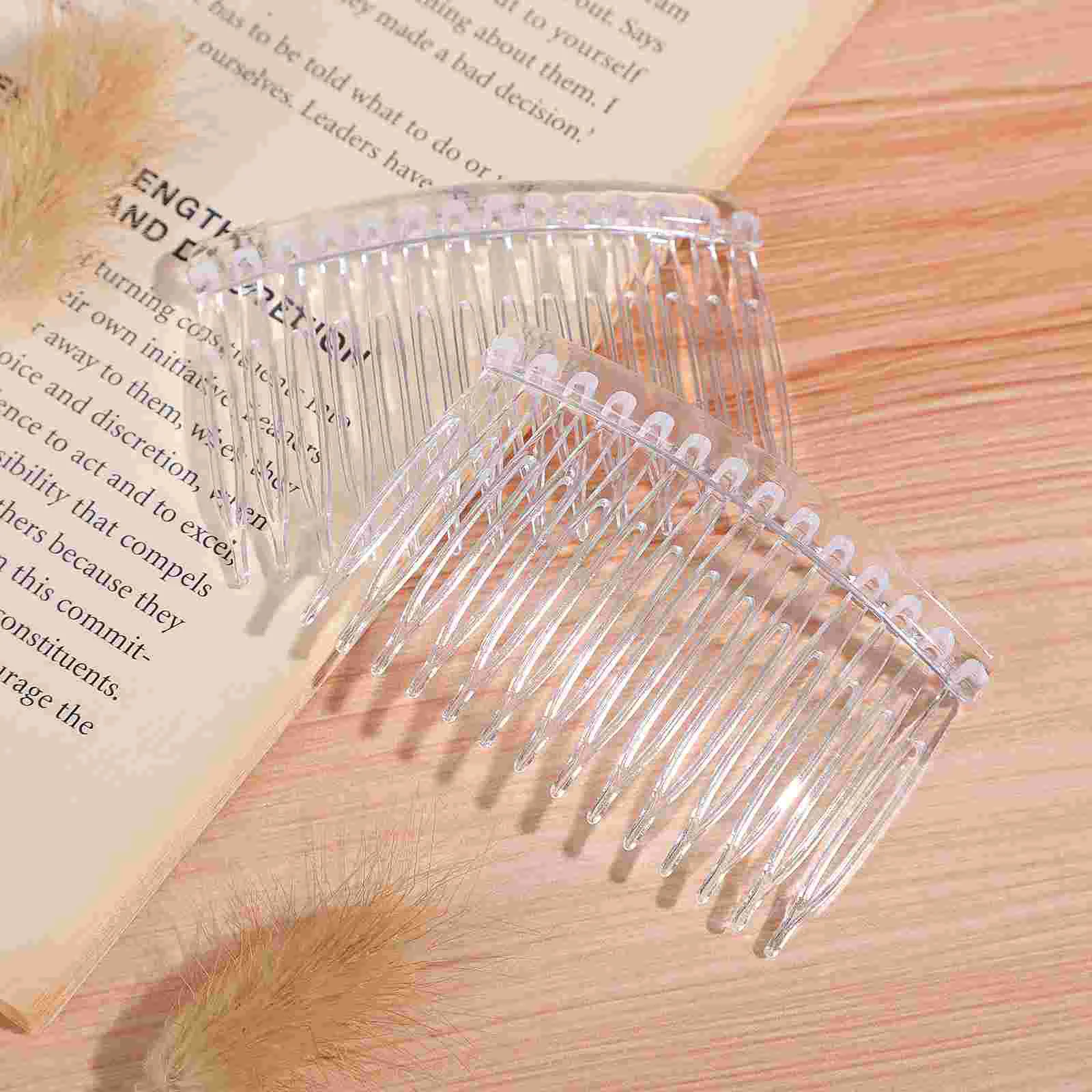 Teethed Hair Combs Side Wedding Veil Clip for Women 14-teeth Decorations Accessories Crimper Tool