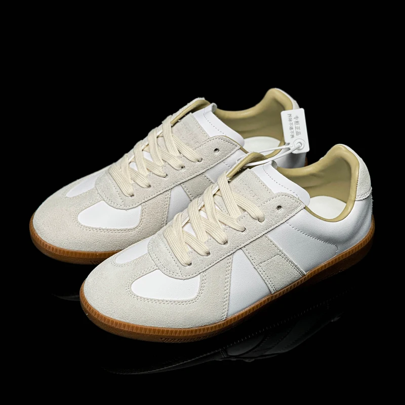 

Sneakers unisexe en cuir véritable: chaussures décontractées pour hommes et femmes