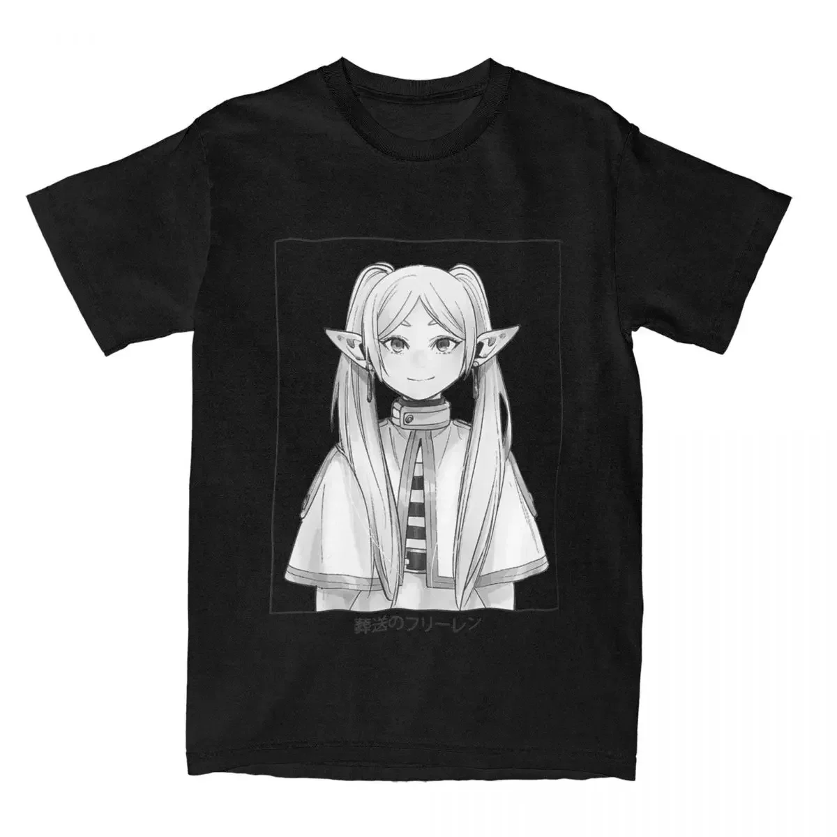 Anime Cartoon Print T-shirt for Women Harajuku Summer Round Neck Short Sleeve Tee Shirt Japanese Great Magician Clothing Y2k Top