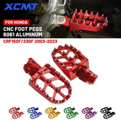 Accessories CNC Footrest Footpegs Foot Pegs Rests Pedal For HONDA CRF150F CRF230F CRF150 CRF230 F CRF 150F 230F 230 F 2003-2023
