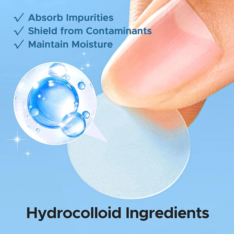 210/420 pezzi patch per l'acne riparazione dell'acne pulizia dell'acne invisibile e traspirante