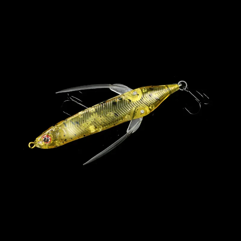 80mm 6.5g New Dragonfly Topwater Stickbait Buzzbait Crawler Bait Artificial Surface Popper Pencil Lure For Bass