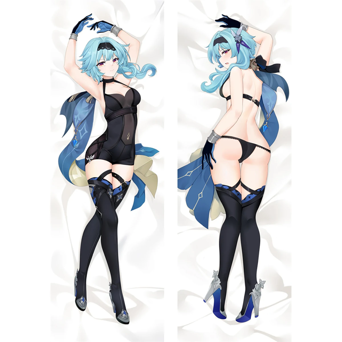 

Game Genshin Impact Eula Dakimakura Sexy Hugging Pillow Case Japanese Otaku Pillow Cushion Cover Bedding