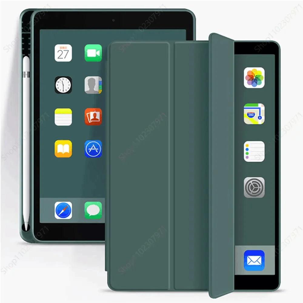 Voor Ipad Air 5th Generatie Case/Ipad Air 4th Gen 10.9 Met Potlood Houder Funda Ipad 10.2 7 8 9th Gen Ipad 10th Air 3 Pro 10.5