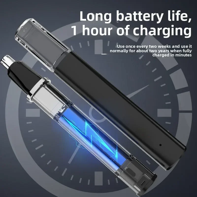 جديد المحمولة الكهربائية الأنف الشعر المتقلب USB قابلة للشحن الأنف الشعر المتقلب للجنسين الأنف تجويف الأنف إزالة الشعر #4