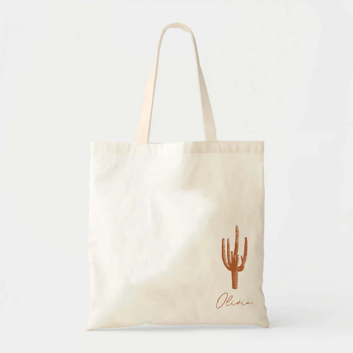 Cactus Name Tote - Bachelorette Gift Bag - Destination Tote - Scottsdale Bachelorette - Desert Disco - Desert Bachelorette Bride