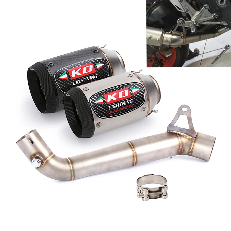 

Slip On For Honda CBR1000RR CBR1000RR US Edition Motorcycle Exhaust System Connection Link Pipe Muffler Silencer Escape Baffles