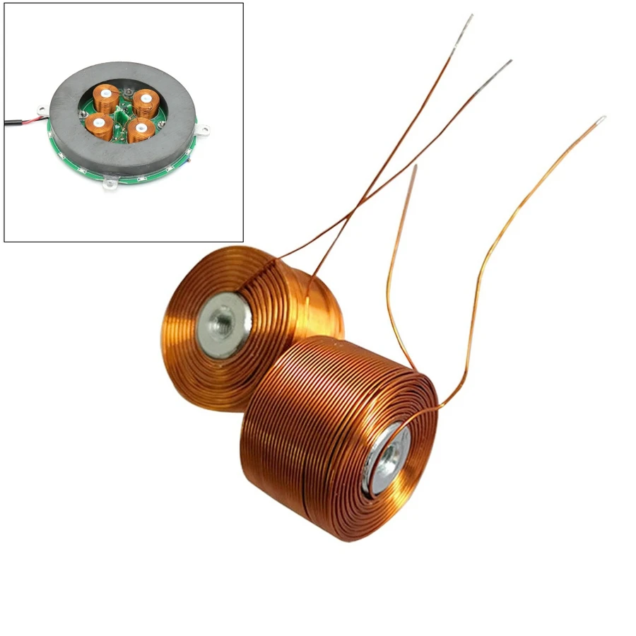 

5/10PCS 19X12MM Copper Magnetic Levitation Coil DIY Coil High Quality Coil Electromagnetic Induction Experiment Coil