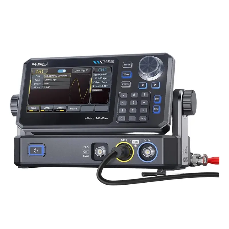 ABUO- TSG3020 2-Channel 30Mhz Waveform Output Tool With 4.3-Inch Touchscreen Signal Generator