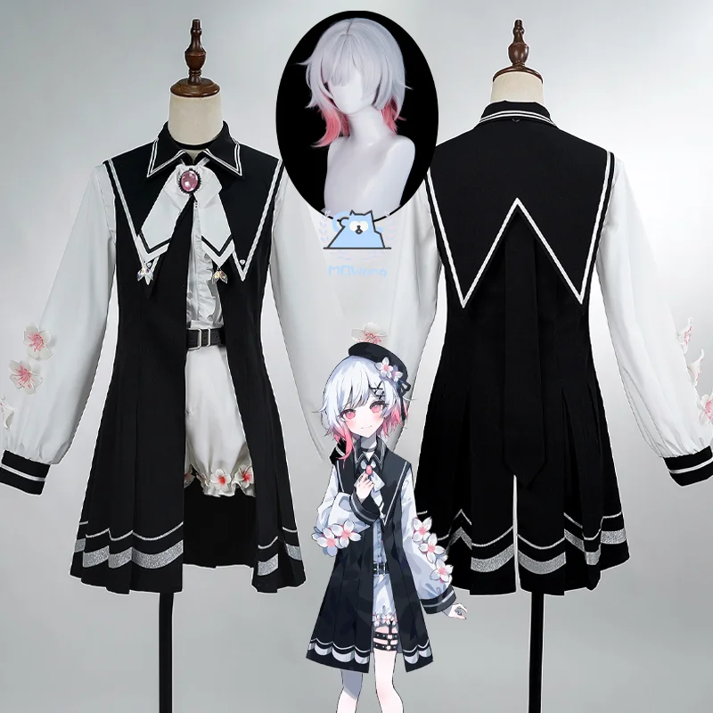 

Игра Сакураба Эма Косплей Костюм Mahou Shoujo no Majo Saiban Экипировка Парик Для Хэллоуина Вечеринка Сцена Ролевая Игра Опора Взрослых Женщин