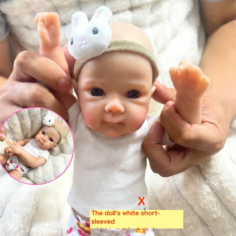 

13-дюймовая силиконовая кукла-реборн Бетти, мягкая эластичная цельносиликоновая кукла-девочка, моющаяся, игрушка, рождественский подарок