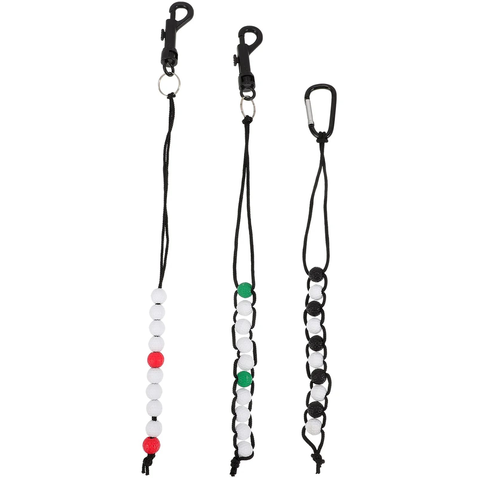 3Pcs 골프 스트로크 카운터 절묘한 솜씨 나일론 소재 시간 절약 채점 도구 골프 용품 골프 스트로크 카운터