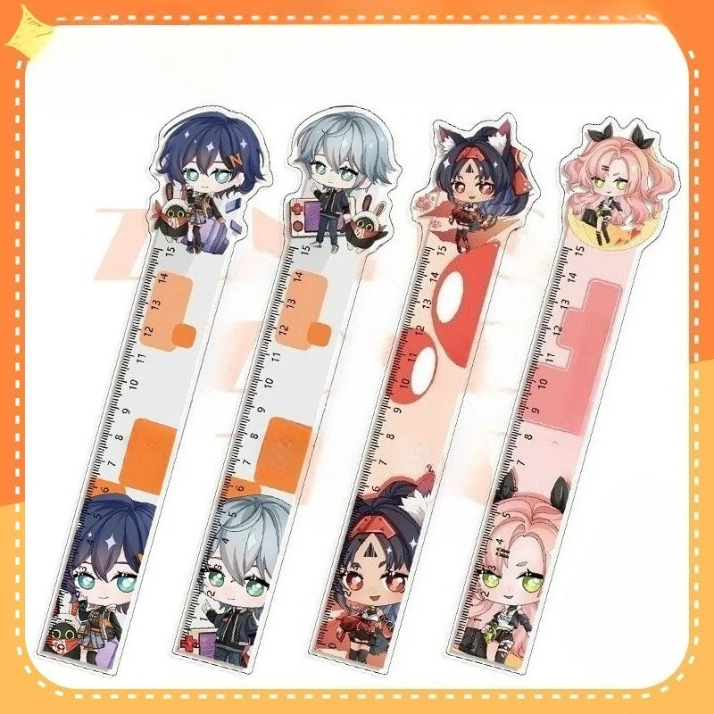 

Игра мультфильм милый нулевой окружающий акриловая линейка 15 см обучающие и офисные принадлежности прозрачные и прочные весы студенческие канцелярские принадлежности