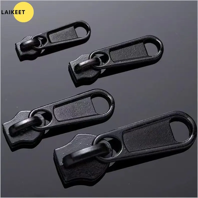 10PCS/Lot Zinc Alloy Zipper Sliders 3# 5# 8# 10# for Nylon Zipper Non-lock Thick Metal Slid Zip Head Bag Clothes Sew Accessories