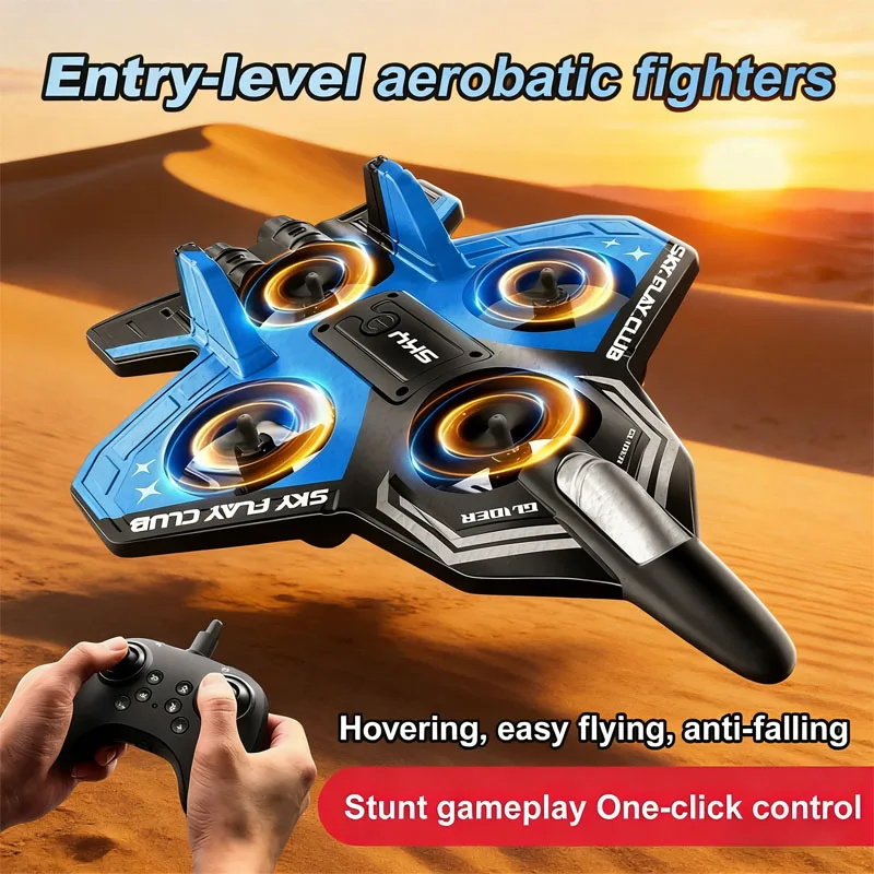 Nuovo RC Jet Aereo YP3 Aliante RC Drone Elicottero con Luce Volante 2.4G Stunt Schiuma di Controllo Remoto Aereo Da Caccia Drone YP3