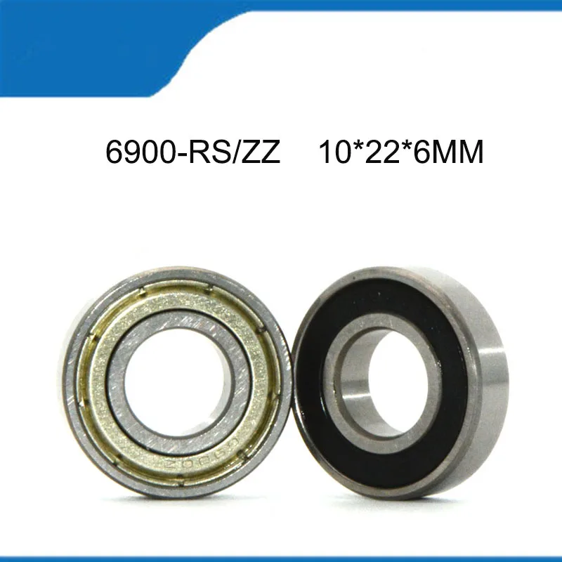 

High Quality Bearing 5/10PCS 6900-2RS 6900ZZ (10*22*6MM) ( ABEC-1) Corrosion Resistance And Quality Deep Groove Ball Bearings