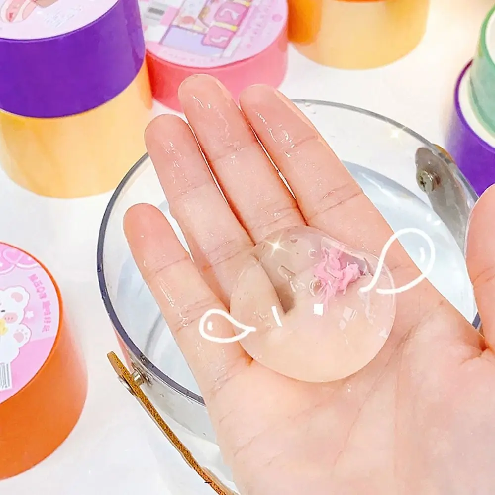 6Pcs Glow in Dark Luminous Sticky Ball Rolling Tapes Colorful Random Color Fluorescent DIY Ball Tapes Safety 10M