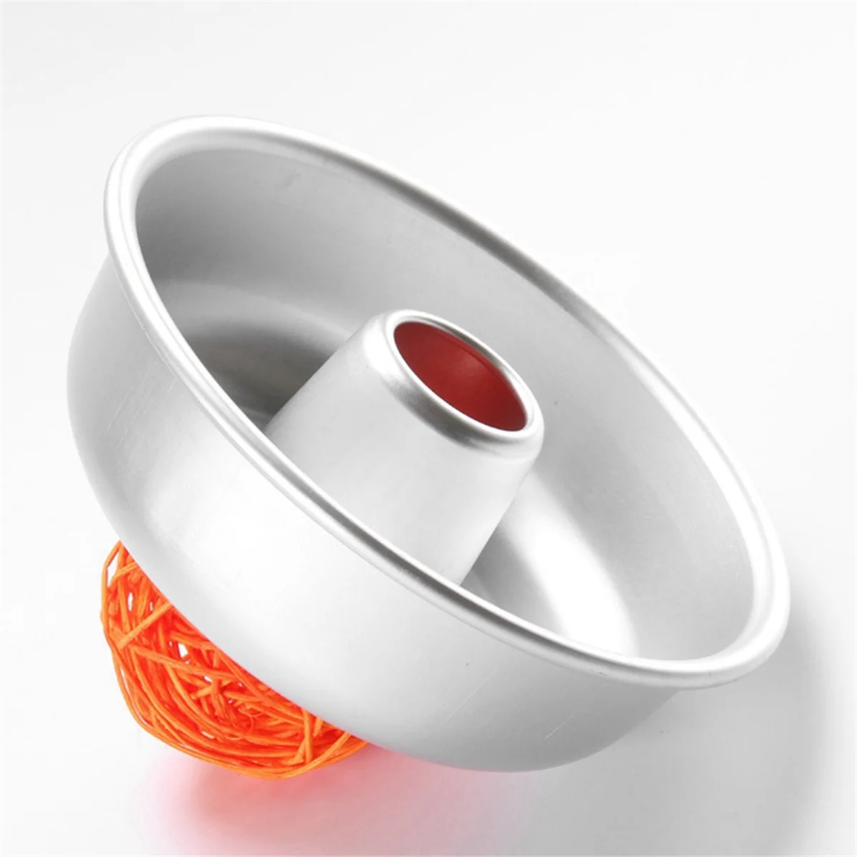 Molde de pastel redondo antiadherente A77I de 9 pulgadas para hornear, molde de pastel de tubo para tarta de queso, pan, pan de crema, galleta, Donut