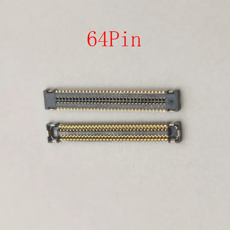 2-10pcs 64Pin USB Dock Jack Charging Charger Port FPC Connector Plug On Motherboard For LG V60 ThinQ 5G V600AM / V600TM / V600VM