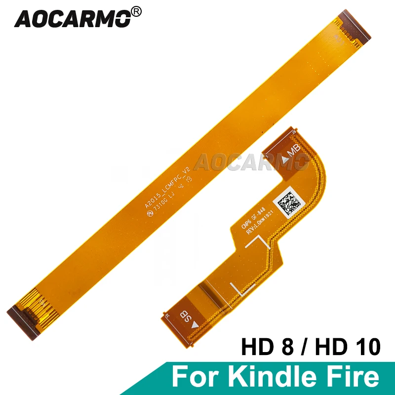 

Aocarmo For Amazon Kindle Fire HD 8 10 HD8 HD10 Motherboard Main Board LCD Screen Connector Flex Cable Repair Replacement